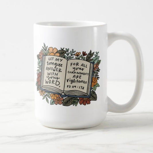 Answer with Your word | Ceramic Mug