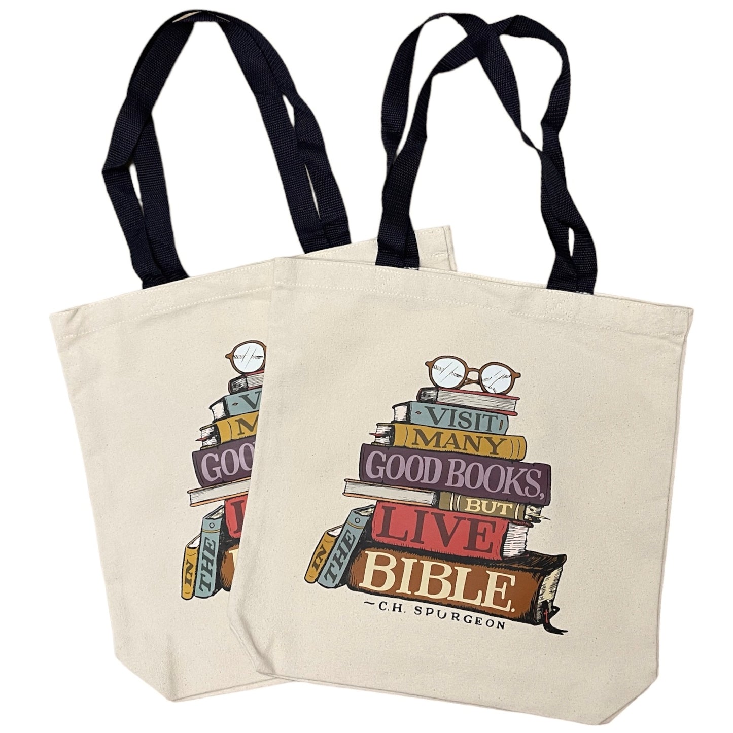 Visit Many Books | tote
