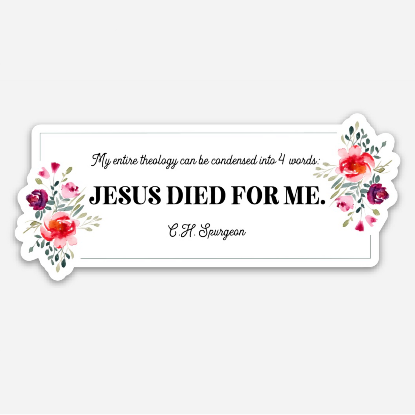 Jesus died for me | Magnet
