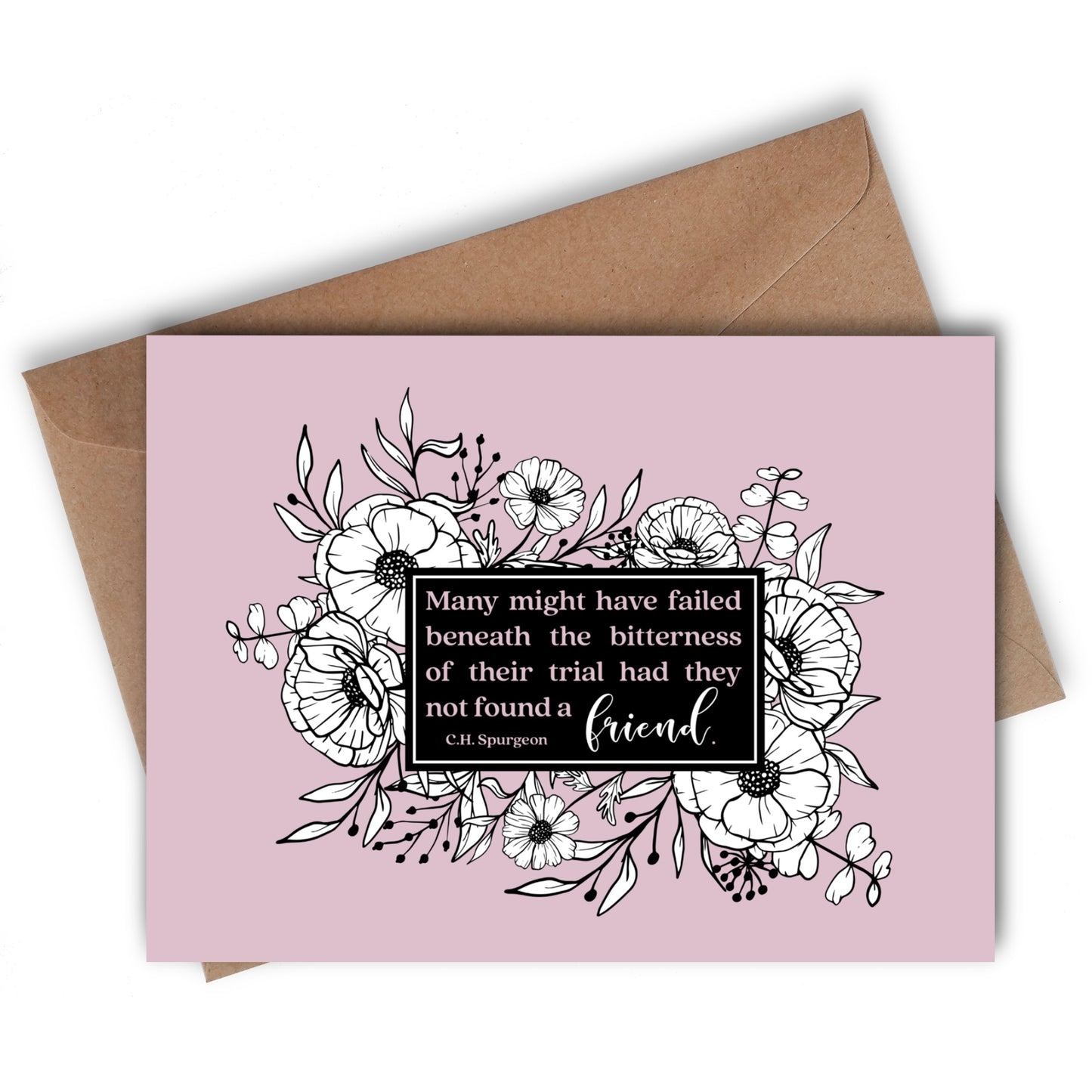 Friend Quote | Greeting Card