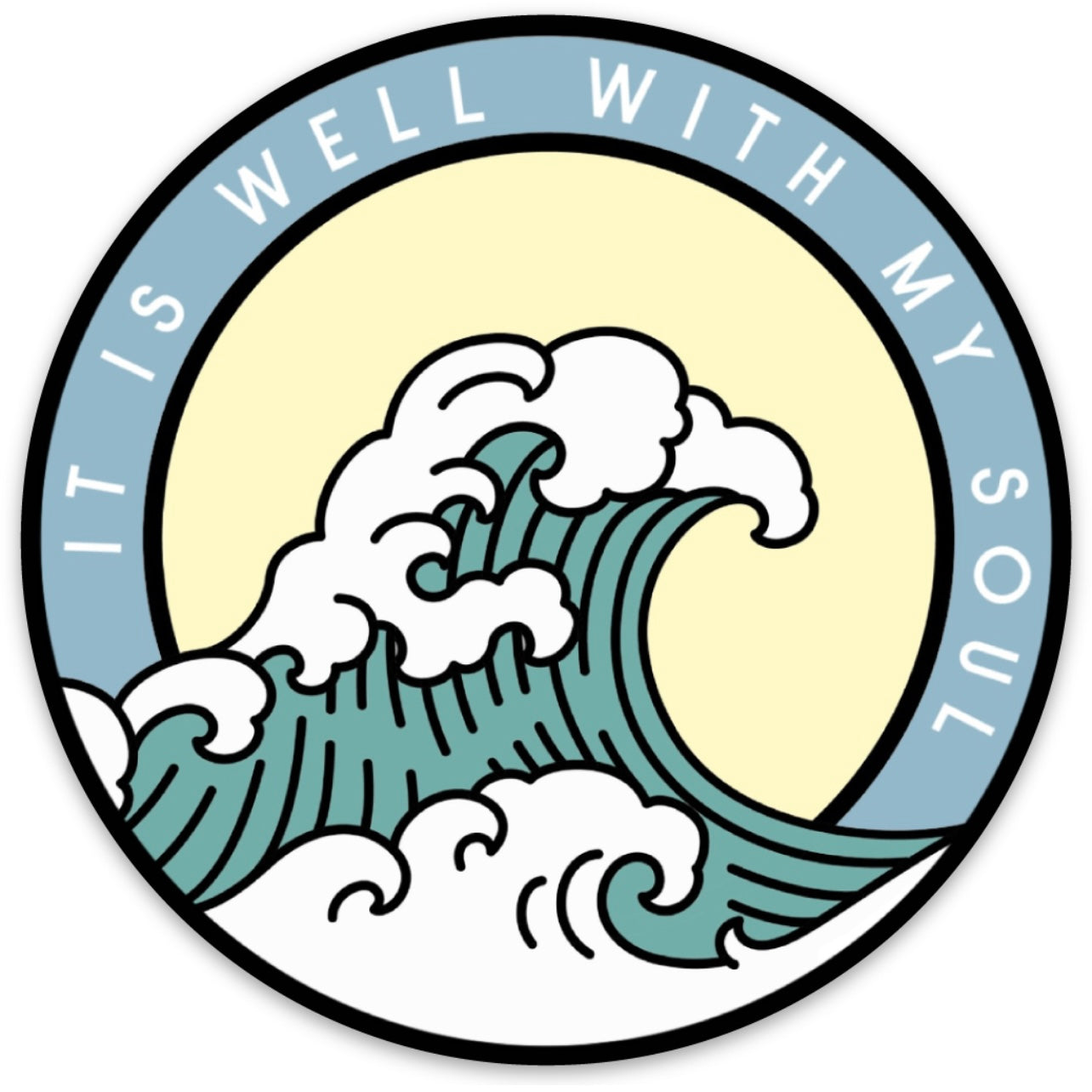 It is well wave | Vinyl Sticker