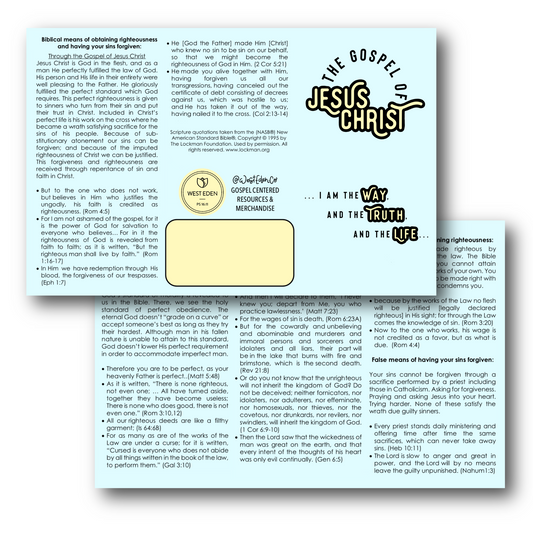 Gospel Trifold Tract