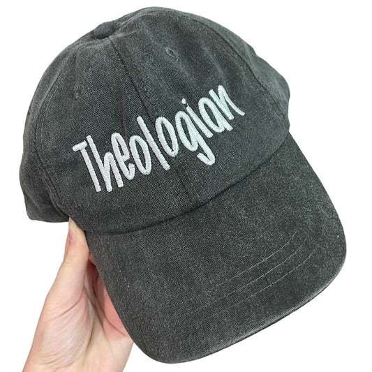 theologian | hat | charcoal + white