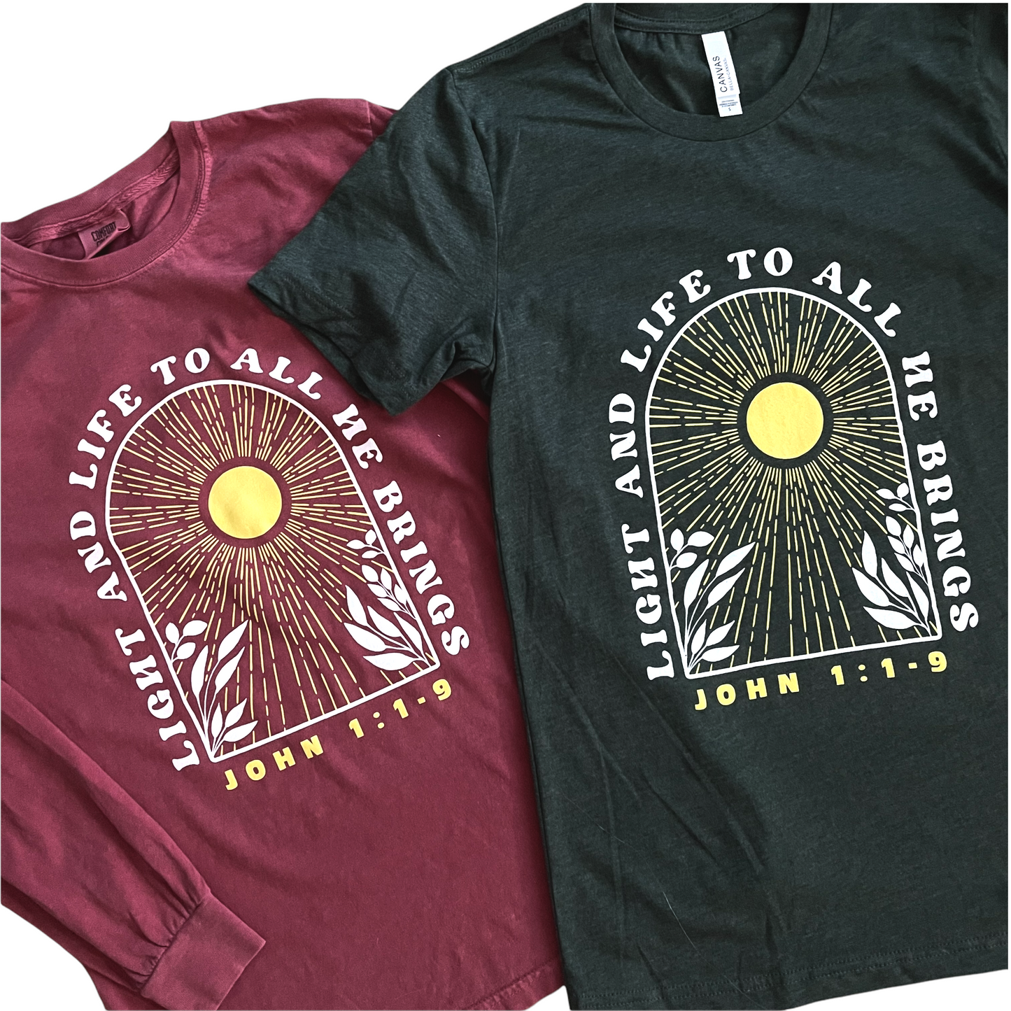 Light & Life | T-Shirt (S, M, L, XL, 2X remain)