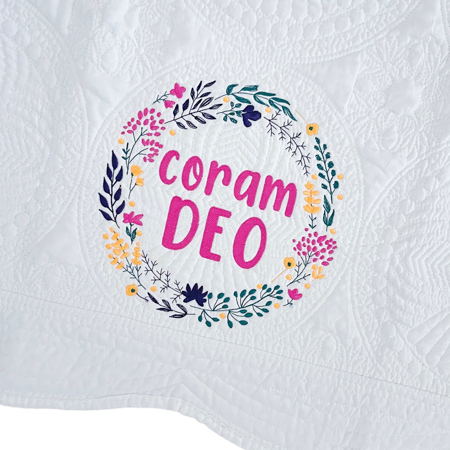 CORAM DEO FLORAL | BABY QUILT