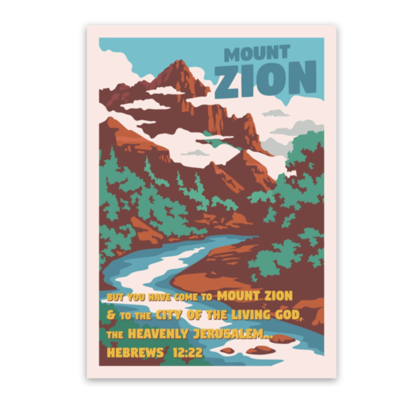 Mount Zion | Vinyl Sticker