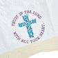 TRUST IN THE LORD CROSS | BABY QUILT