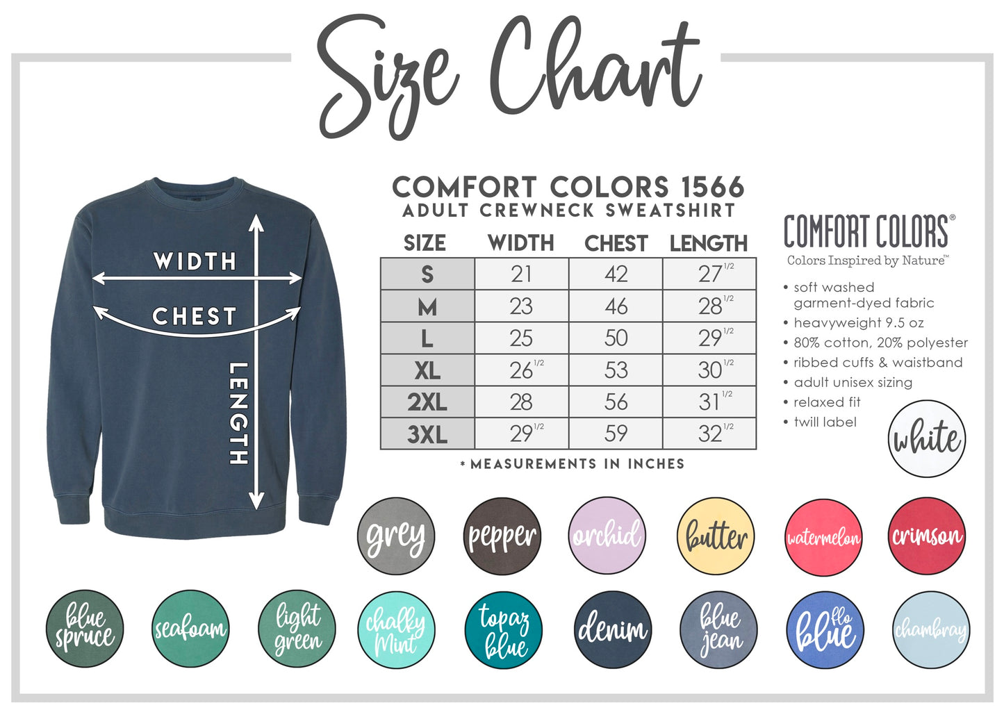 Clothing Upgrade | Comfort Colors