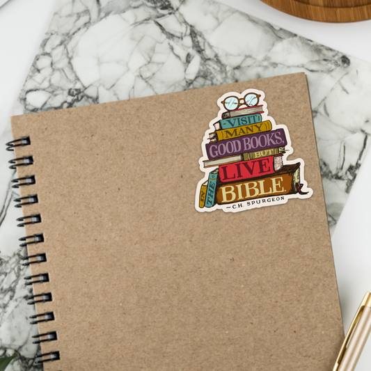 Live in the Bible | New | Vinyl Sticker