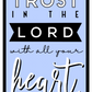 Trust in the Lord | Magnet